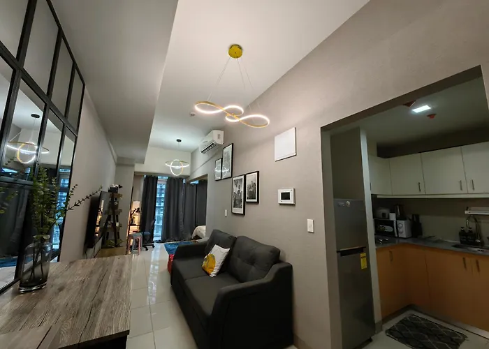 Cozy 1br With Balcony And Netflix In Uptown Bgc Apartamento *