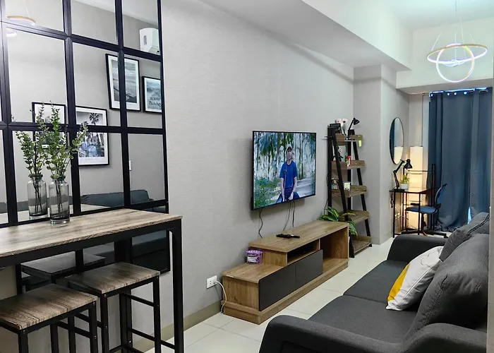 Cozy 1br With Balcony And Netflix In Uptown Bgc Apartamento *